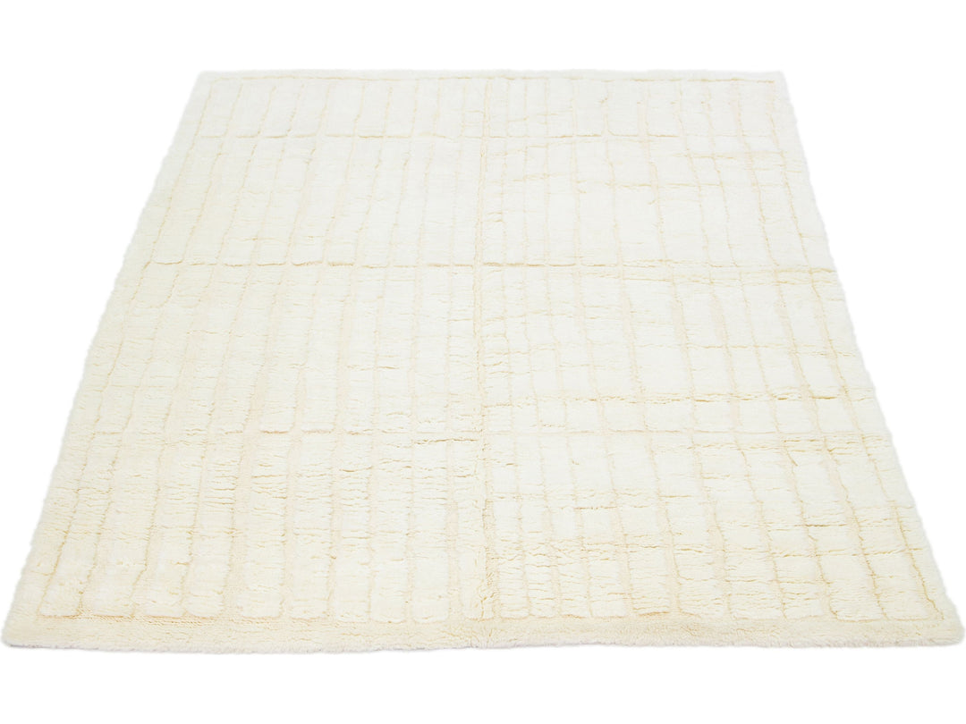 Modern Moroccan Wool Rug 8 X 10