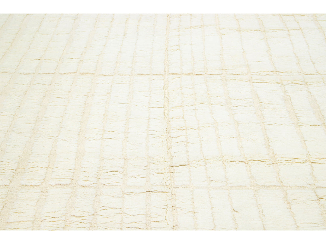 Modern Moroccan Wool Rug 8 X 10