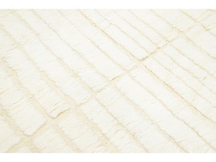 Modern Moroccan Wool Rug 8 X 10