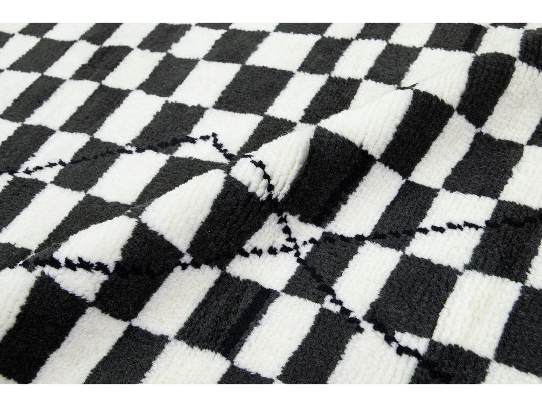 Modern Moroccan Wool Rug 8 X 10