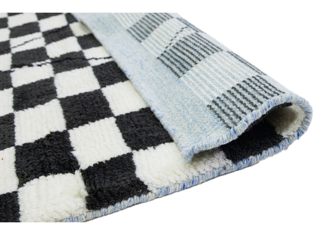 Modern Moroccan Wool Rug 8 X 10
