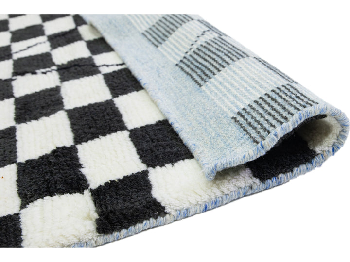 Modern Moroccan Wool Rug 8 X 10