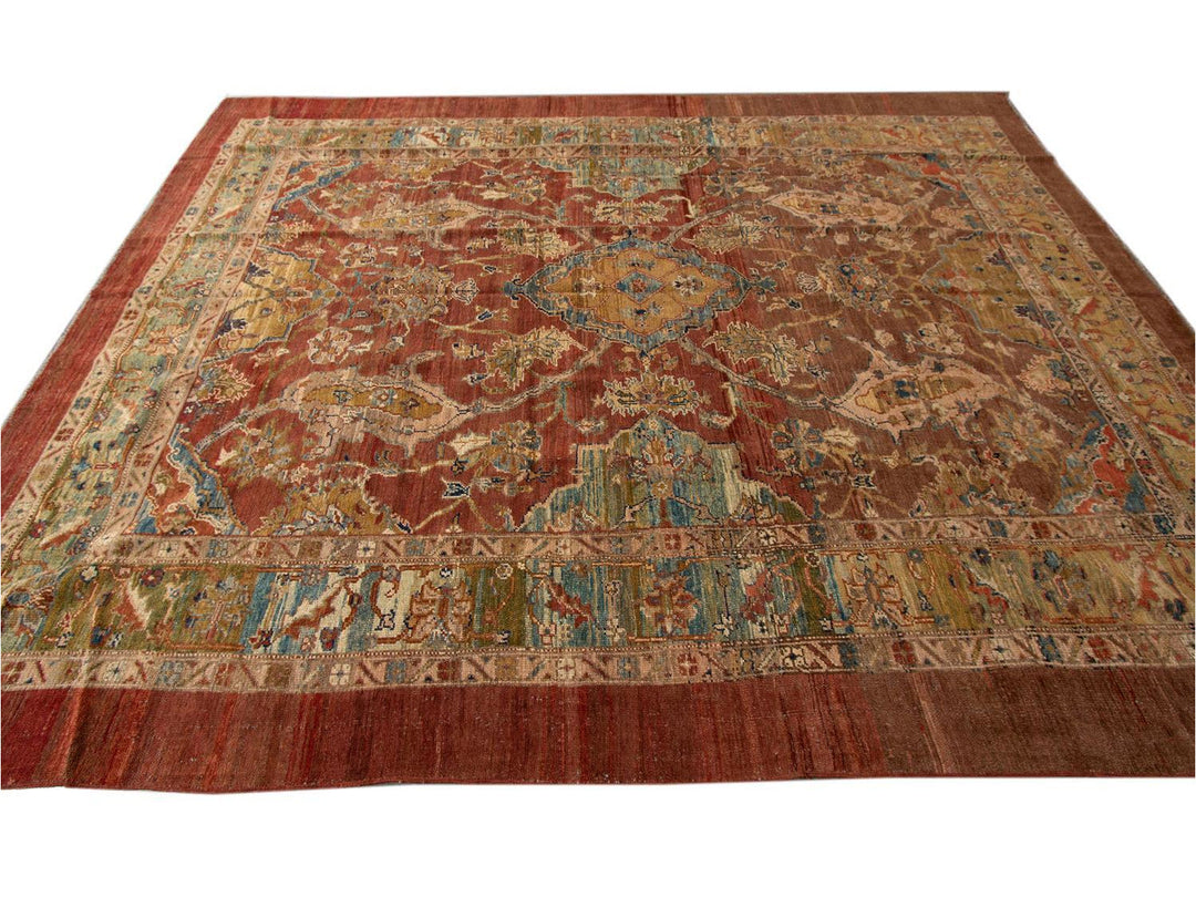 Vintage Bakshaish Tribal Wool Rug 9 X 11