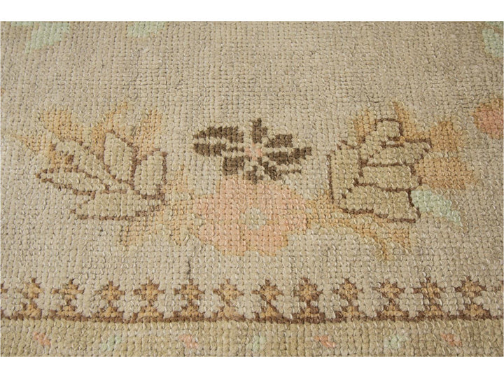 Modern Designed Turkish Oushak Rug 10 X 15