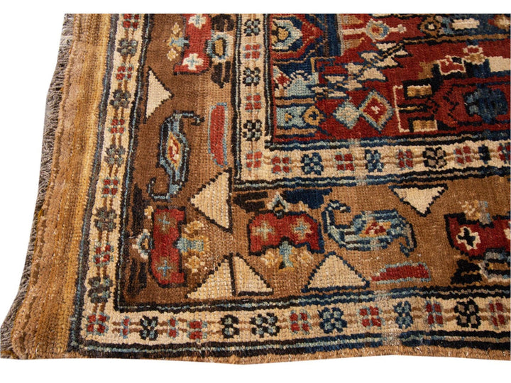 Vintage Bakshaish Tribal Wool Runner 3 X 13