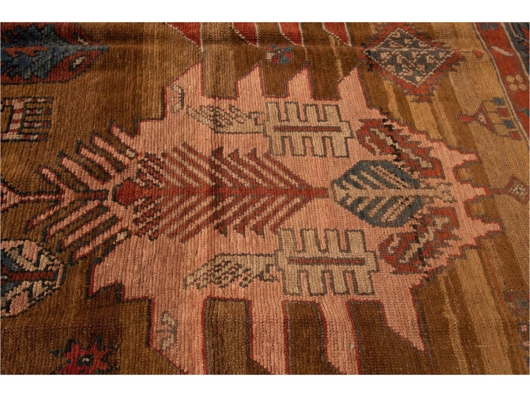 Vintage Bakshaish Tribal Wool Rug 7 X 11