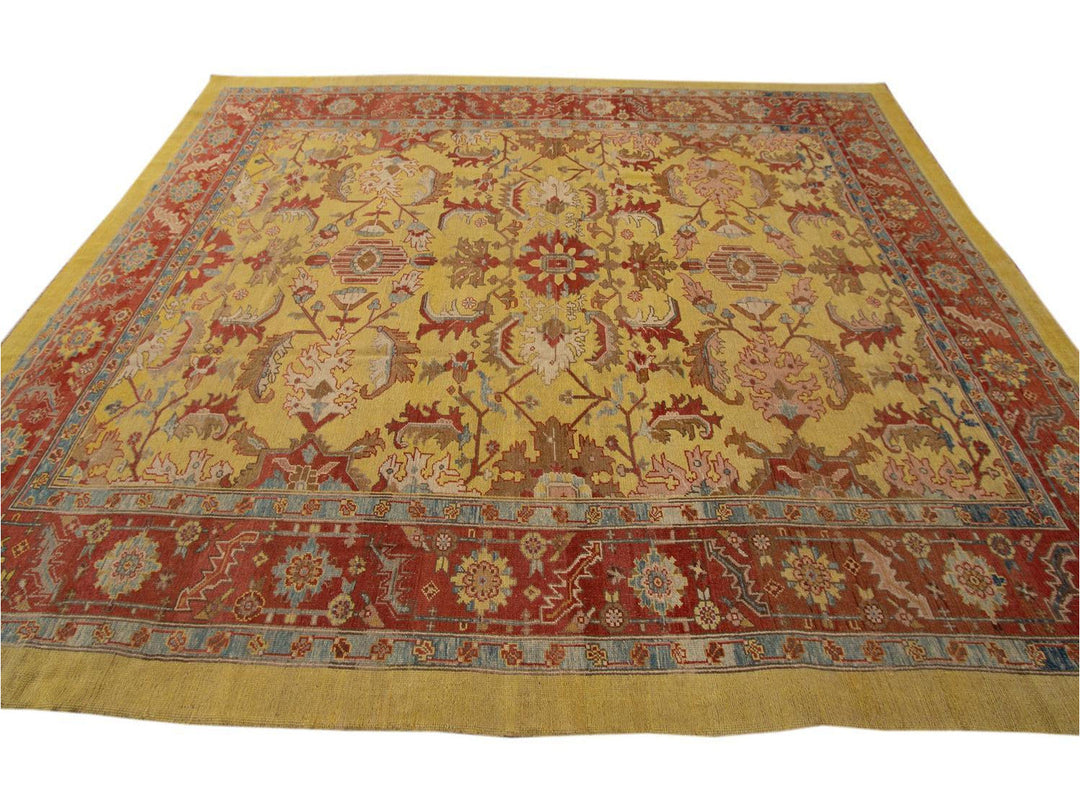 Vintage Bakshaish Tribal Wool Rug 11 X 13