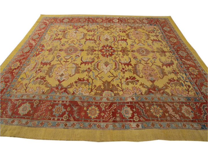Vintage Bakshaish Tribal Wool Rug 11 X 13