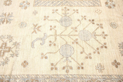 21st Century Modern Khotan-Style Oversize Wool Rug, 12' x 15'