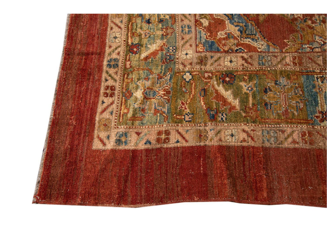 Vintage Bakshaish Tribal Wool Rug 9 X 11