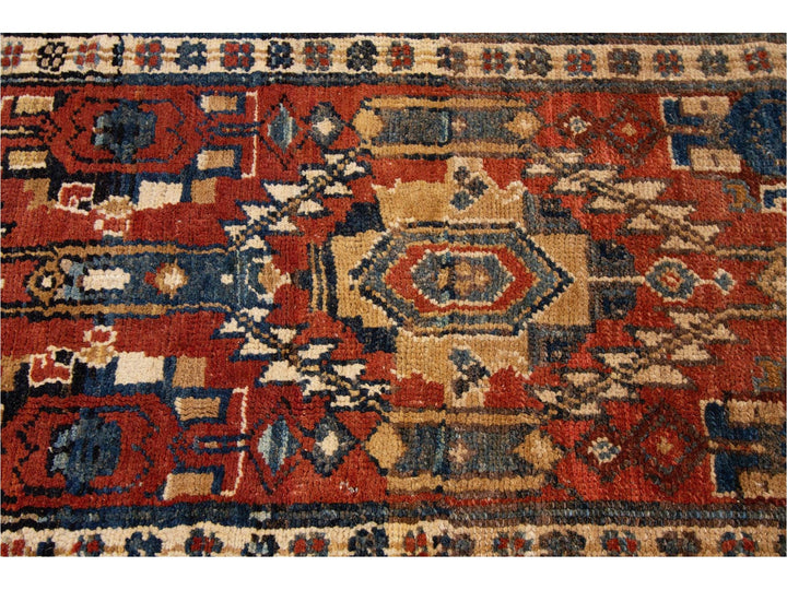 Vintage Bakshaish Tribal Wool Runner 3 X 13