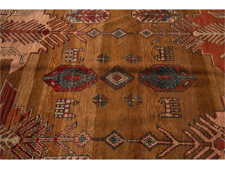 Vintage Bakshaish Tribal Wool Rug 7 X 11