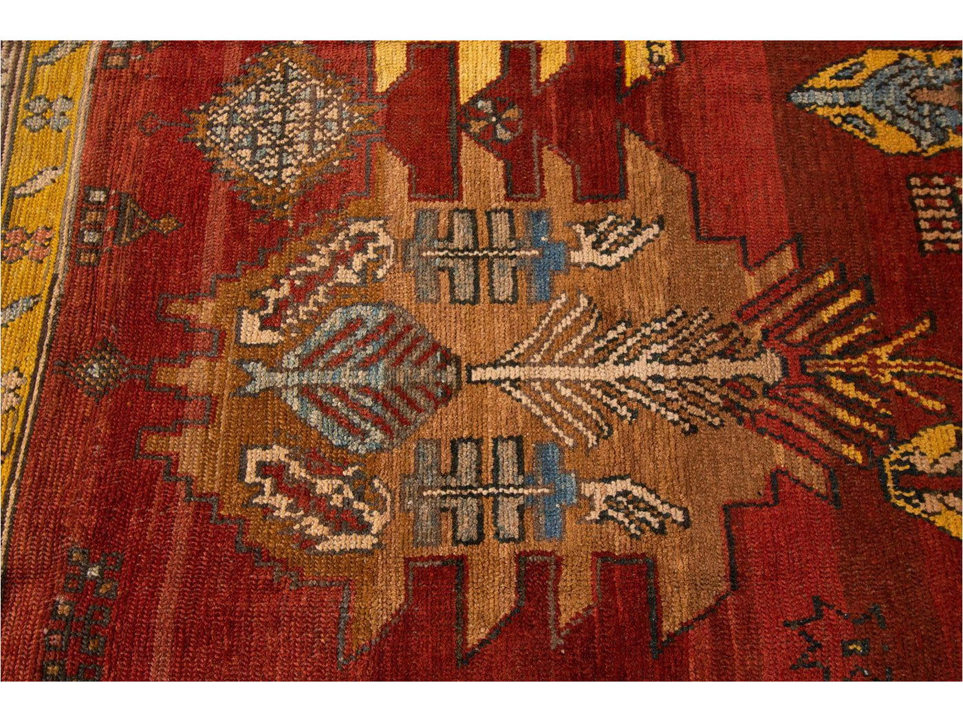 Vintage Bakshaish Tribal Wool Rug 8 X 12