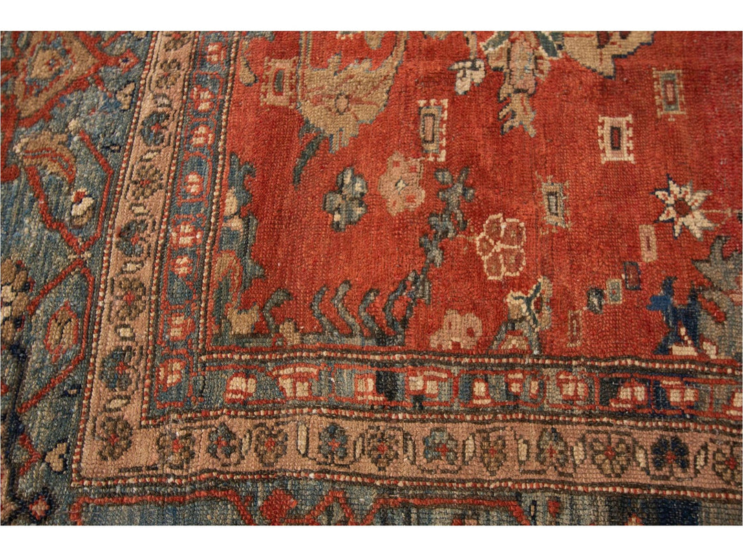 Vintage Persian Tribal Bakshaish Rug 10 X 12
