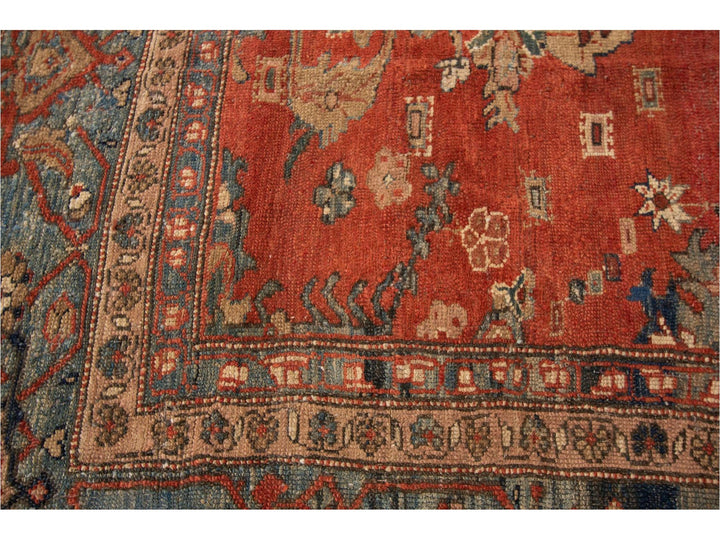 Vintage Persian Tribal Bakshaish Rug 10 X 12