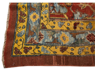 Late-20th Century Vintage Persian Tribal Bakshaish Wool Rug 7 X 9
