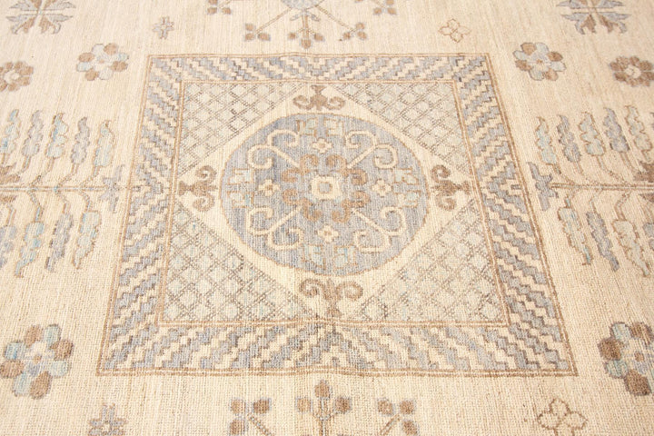 21st Century Modern Khotan-Style Oversize Wool Rug, 12' x 15'