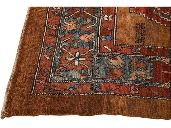 Vintage Bakshaish Tribal Wool Rug 7 X 11