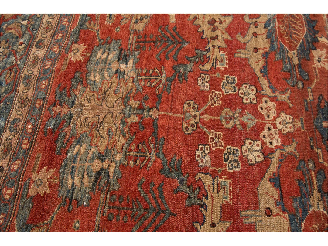 Vintage Persian Tribal Bakshaish Rug 10 X 12