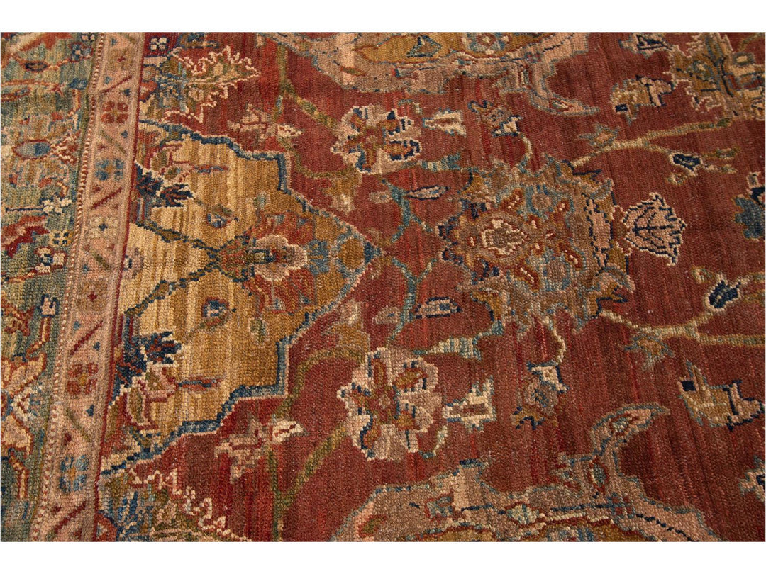 Vintage Bakshaish Tribal Wool Rug 9 X 11