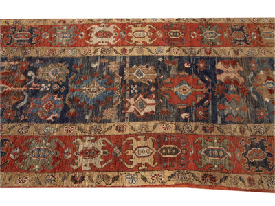 Vintage Style Bakshaish Rug, 4' X 10'