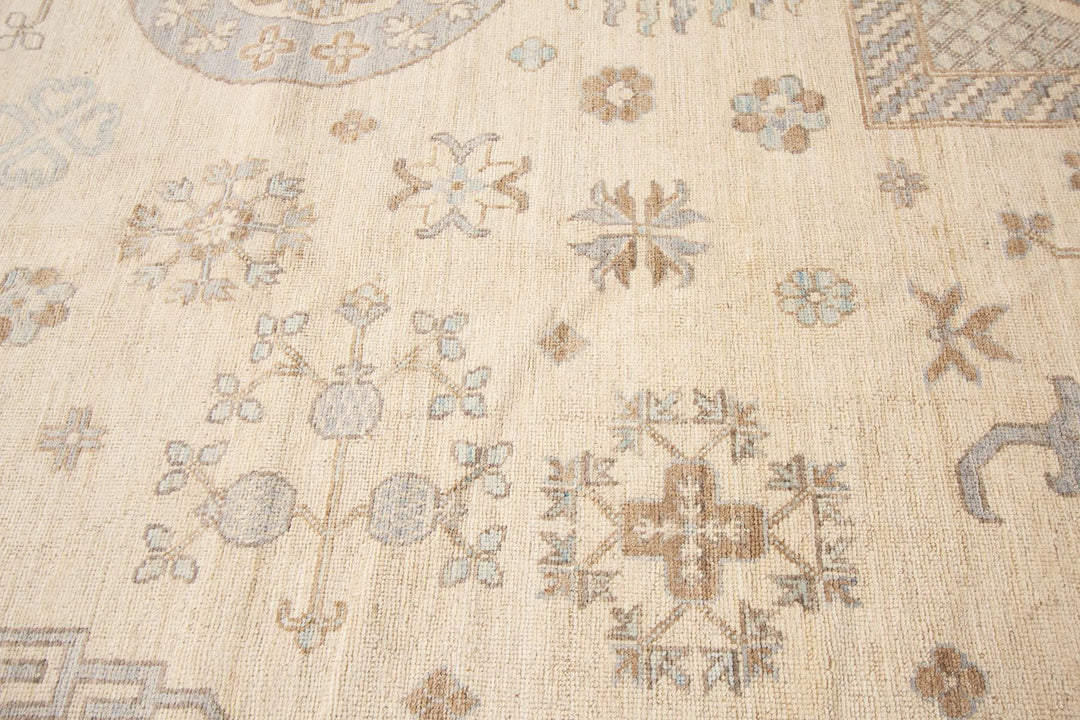 21st Century Modern Khotan-Style Oversize Wool Rug, 12' x 15'