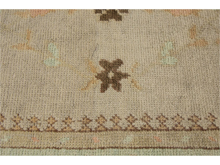 Modern Designed Turkish Oushak Rug 10 X 15