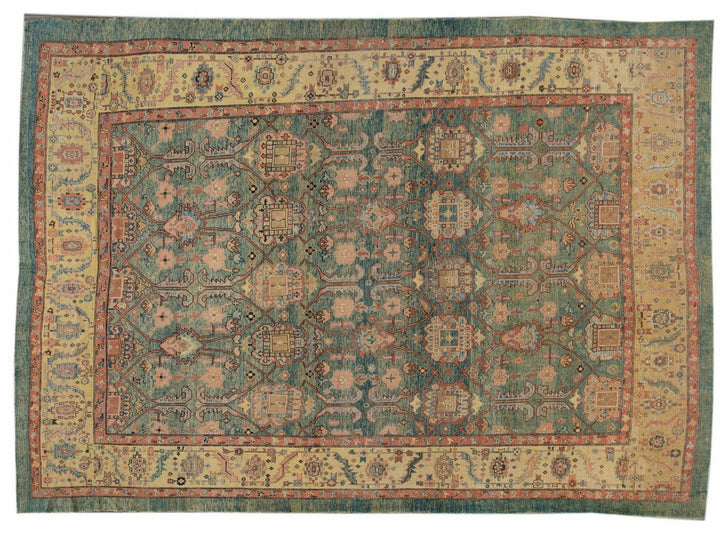 Vintage  Bakshaish wool  Rug, 11' X 14'