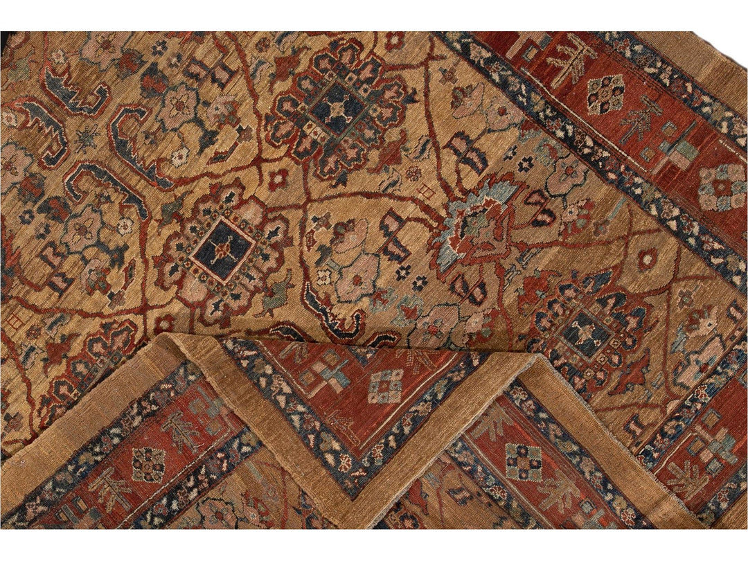 Vintage Persian Tribal Bakshaish Rug 8 X 10