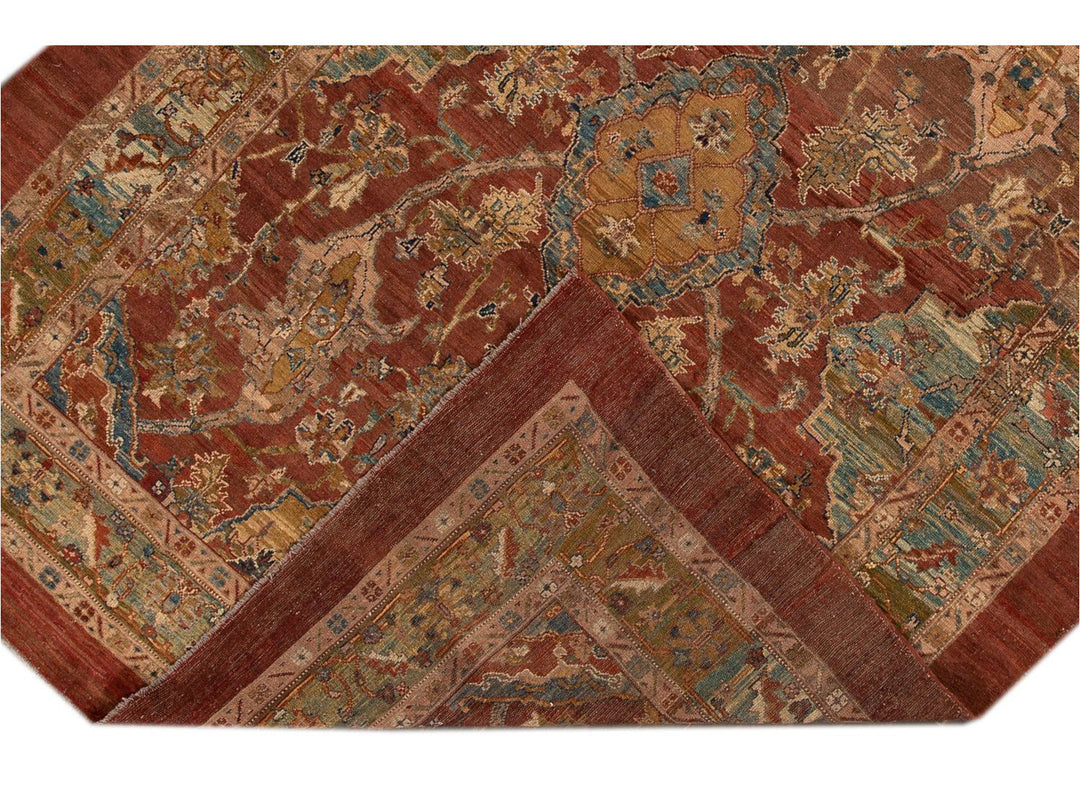Vintage Bakshaish Tribal Wool Rug 9 X 11