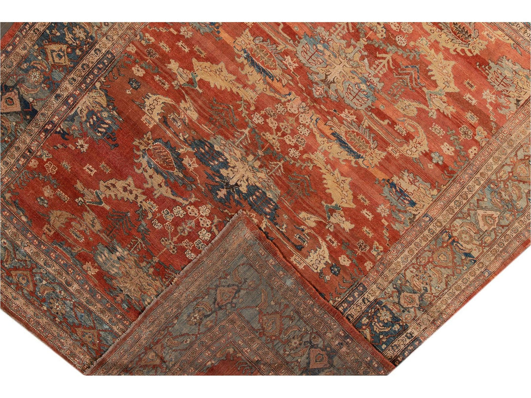 Vintage Persian Tribal Bakshaish Rug 10 X 12