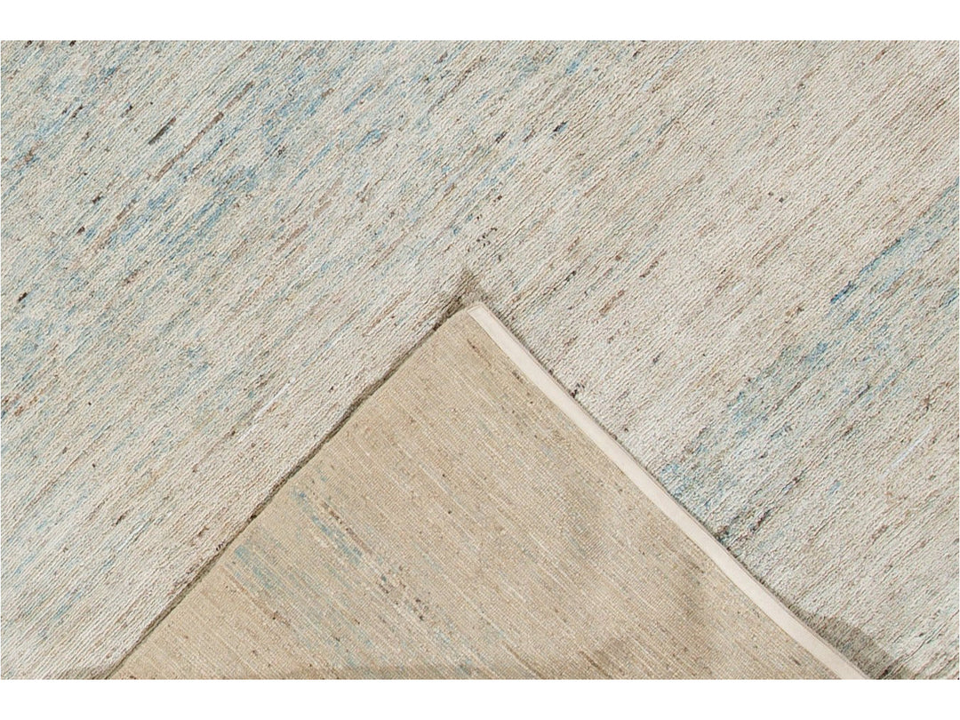 Modern Moroccan-Style Wool Rug 7 x 10