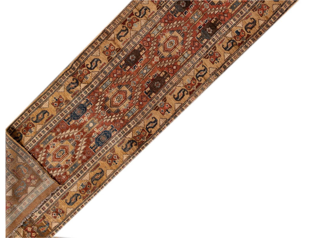 Vintage Bakshaish Tribal Wool Runner 3 X 13