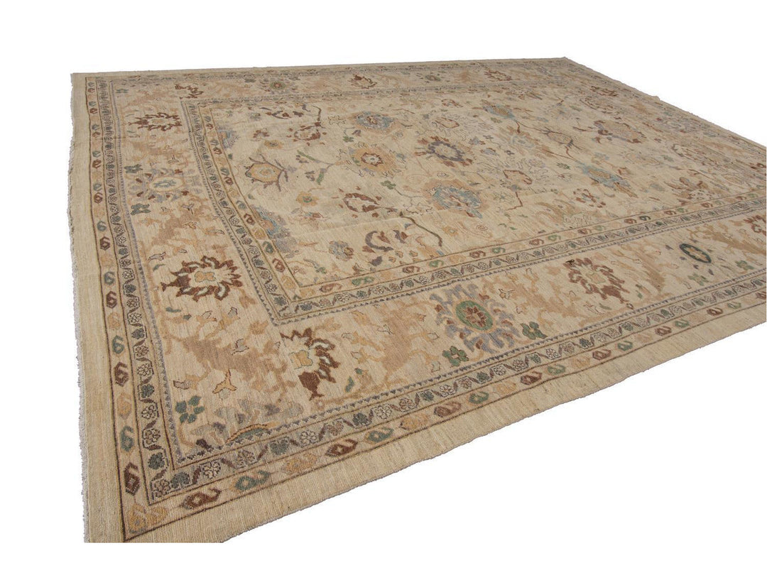 Modern Sultanabad Oversize Wool Rug 12 X 16