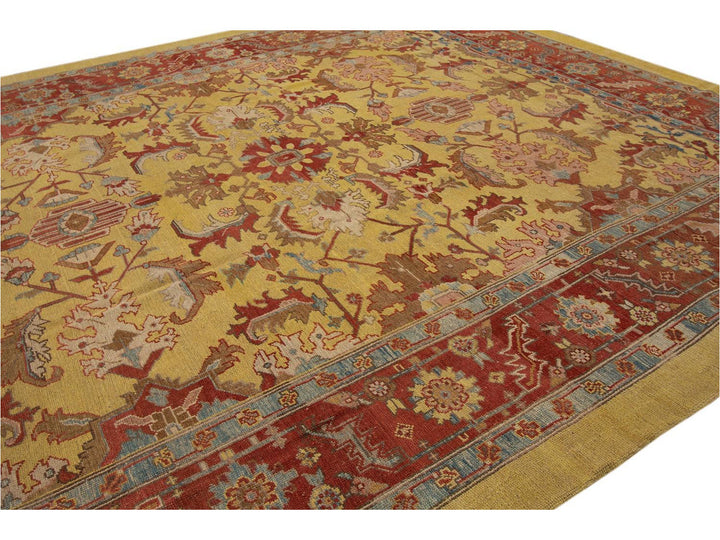 Vintage Bakshaish Tribal Wool Rug 11 X 13