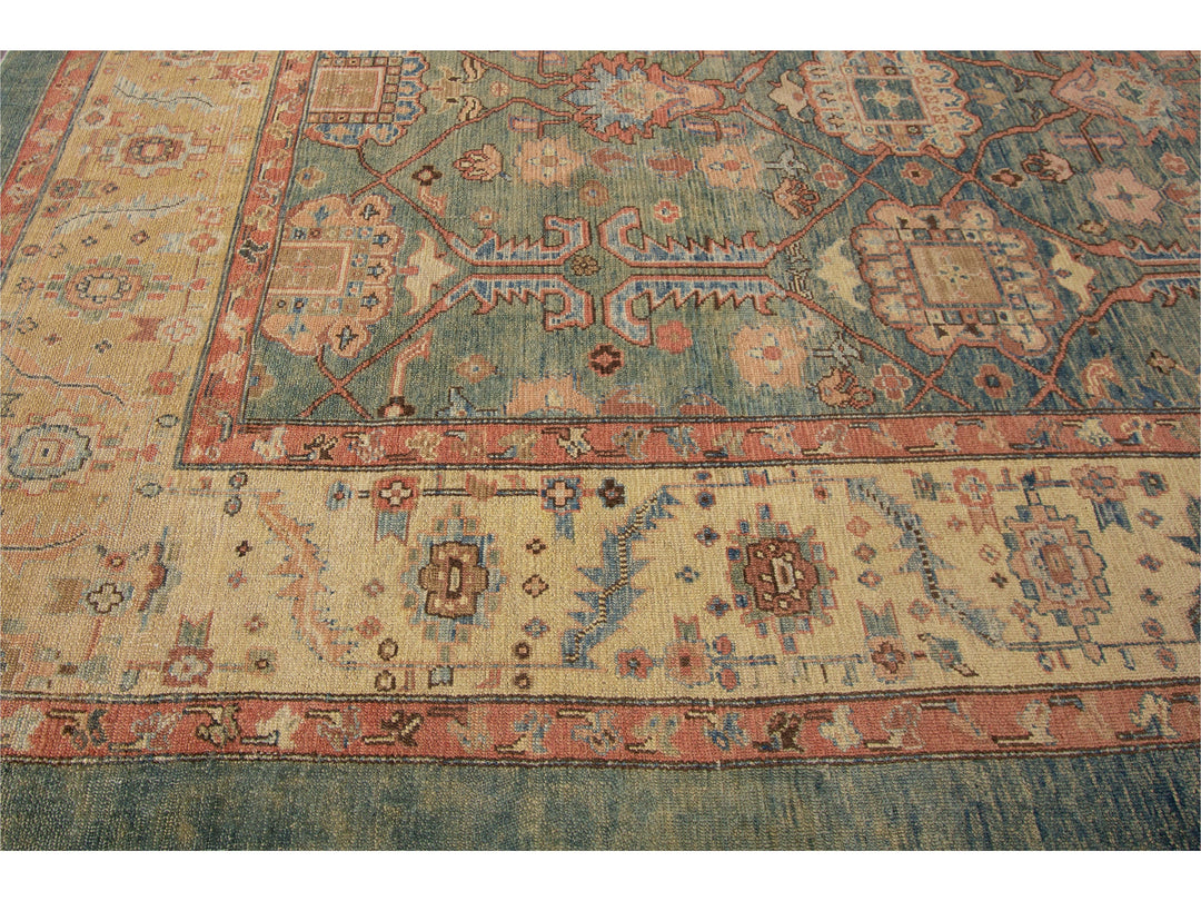 Vintage  Bakshaish wool  Rug, 11' X 14'