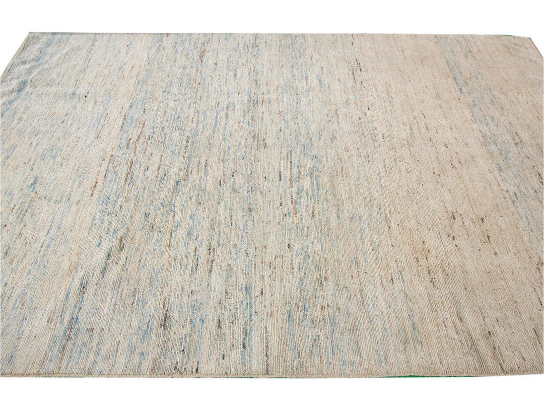 Modern Moroccan-Style Wool Rug 7 x 10