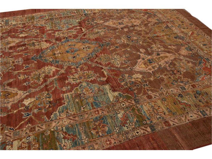 Vintage Bakshaish Tribal Wool Rug 9 X 11