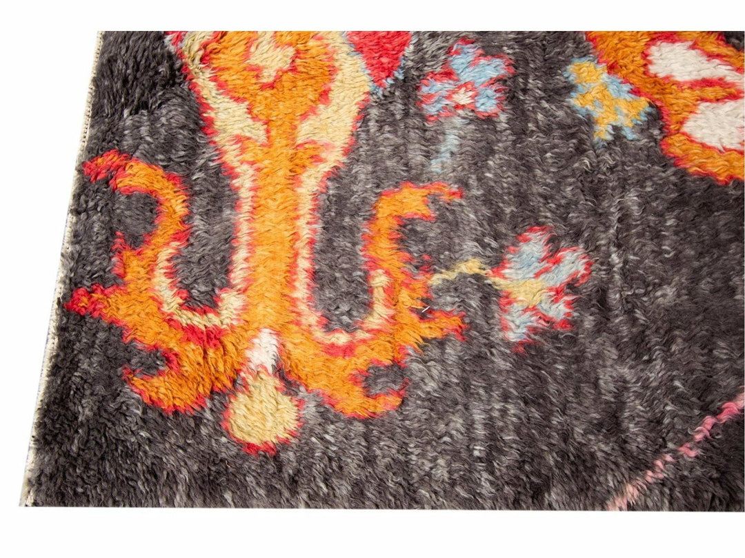 Modern Moroccan-Style Wool Rug 12 X 16