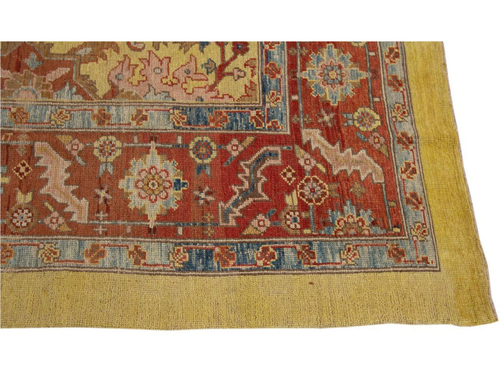 Vintage Bakshaish Tribal Wool Rug 11 X 13
