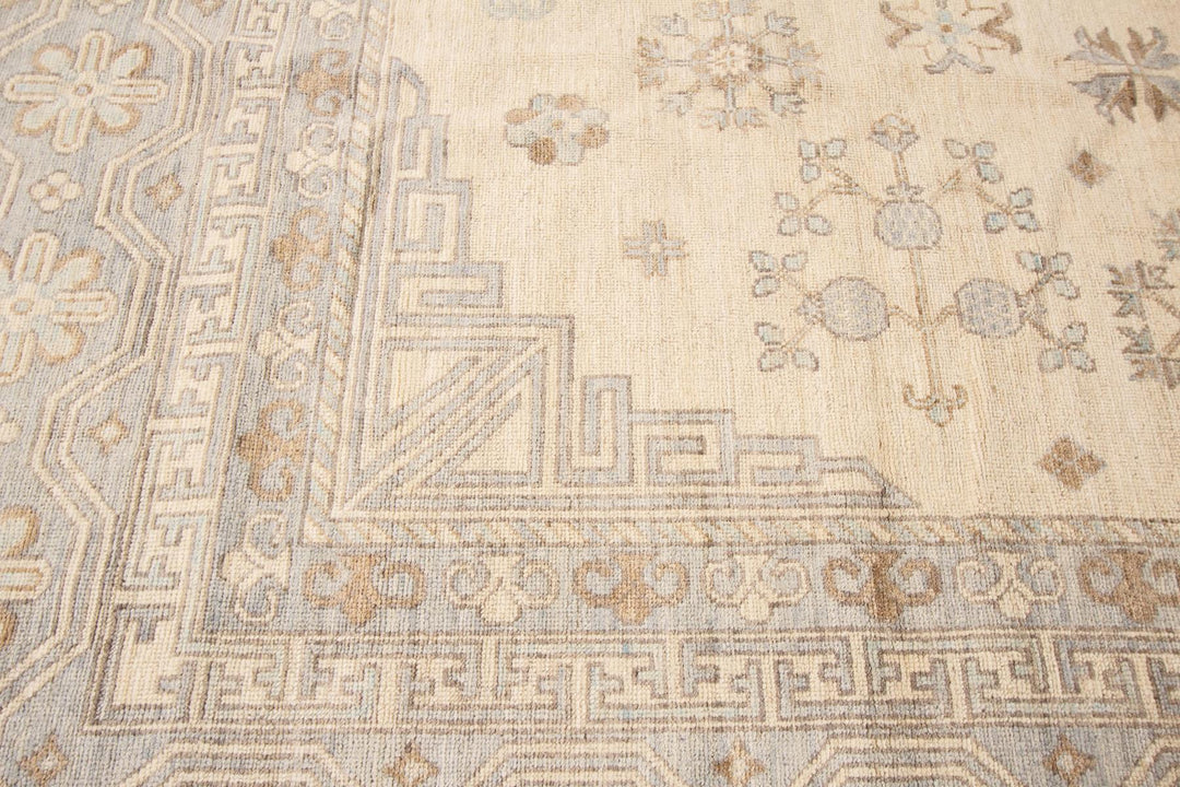 21st Century Modern Khotan-Style Oversize Wool Rug, 12' x 15'