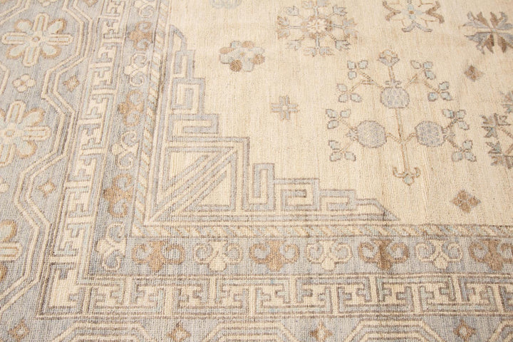 21st Century Modern Khotan-Style Oversize Wool Rug, 12' x 15'