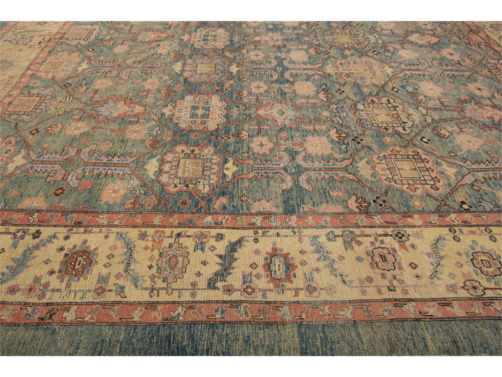 Vintage  Bakshaish wool  Rug, 11' X 14'