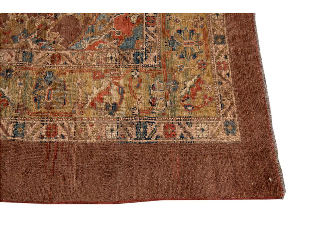Vintage Bakshaish Tribal Wool Rug 9 X 11