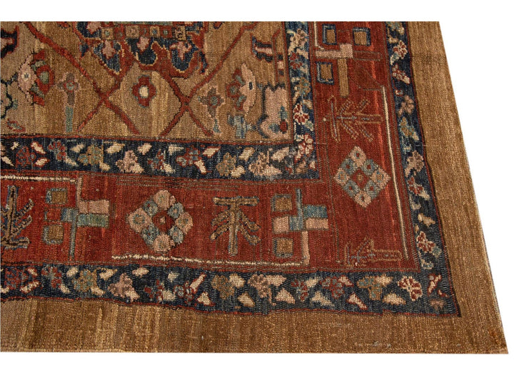 Vintage Persian Tribal Bakshaish Rug 8 X 10