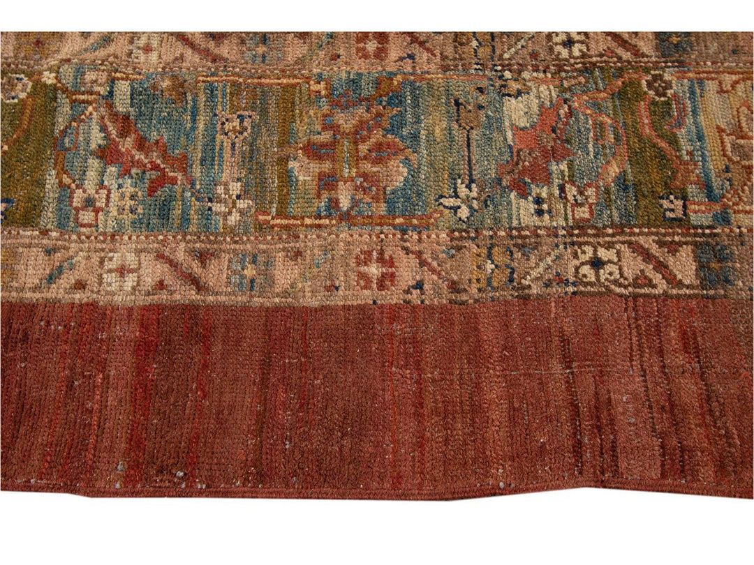 Vintage Bakshaish Tribal Wool Rug 9 X 11