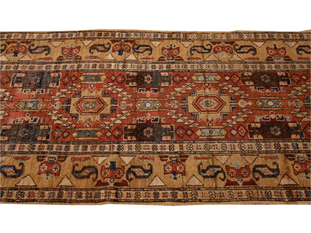 Vintage Bakshaish Tribal Wool Runner 3 X 13