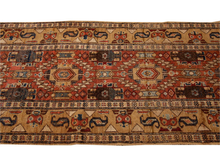 Vintage Bakshaish Tribal Wool Runner 3 X 13