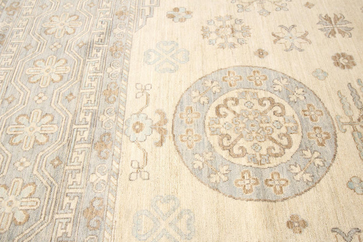 21st Century Modern Khotan-Style Oversize Wool Rug, 12' x 15'