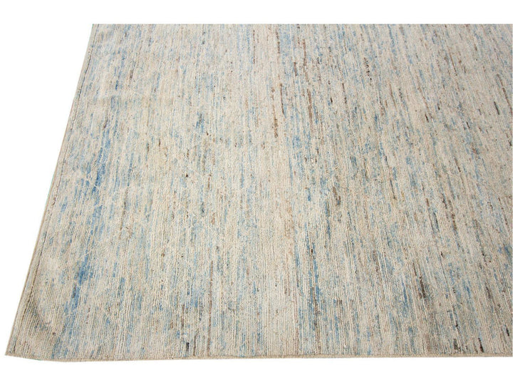 Modern Moroccan-Style Wool Rug 7 x 10